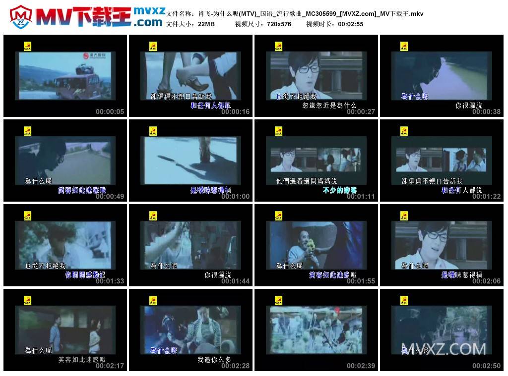 肖飞-为什么呢(MTV)_国语_流行歌曲_MC305599